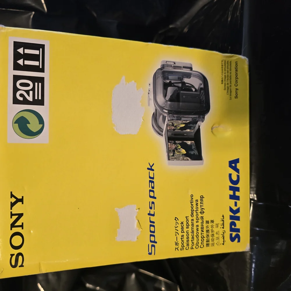 Sony White Sports Pack Camera Case New